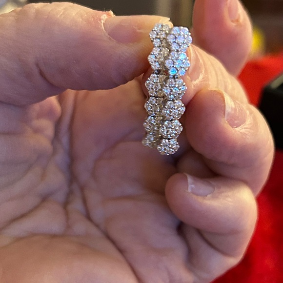 Luxury Moissanite Diamond drop Earrings - Picture 3 of 6